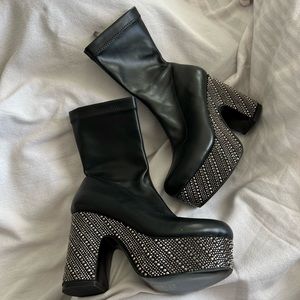 Azalea Wang Platform Booties